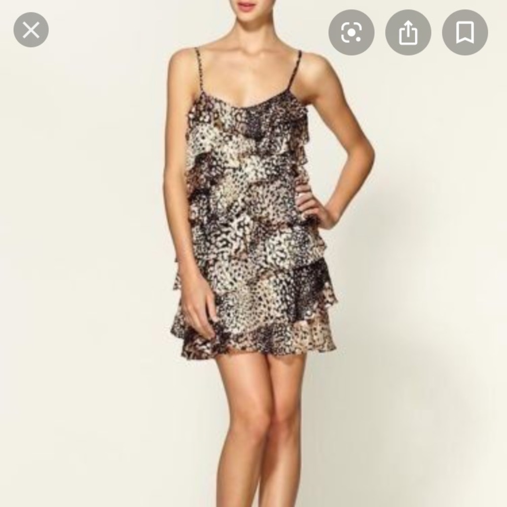 Rachel Zoe ‘Kylie’ Asymmetrical Cheetah Dress